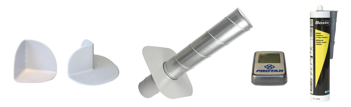 Protan előregyártott tartozékok a radonbiztos környezethez