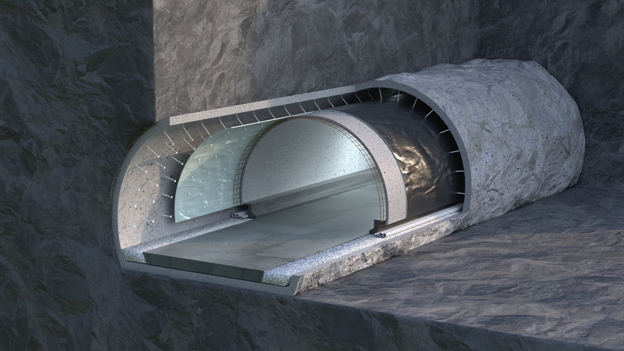 III típusú alagút ház - Mennyezeti alagút